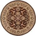 thumbnail image 2 of SAFAVIEH Heritage Finnegan Oriental Wool Area Rug, Brown/Ivory, 8' x 8' Round, 2 of 6