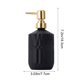 thumbnail image 3 of Botella de botella de jabón de vidrio tipo bomba – Champú recargable, gel de ducha. Envase, diseño antideslizante texturizado, bomba impermeable, cocina reutilizable en el baño doméstico, 3 of 6