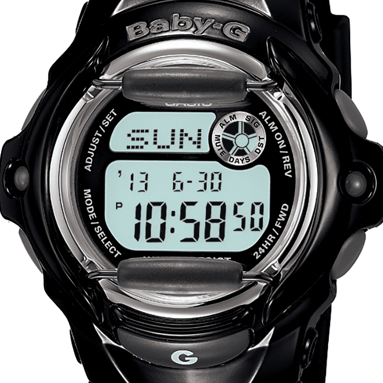 Casio Baby-G Black Digital Watch BG169R-1M