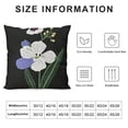 thumbnail image 5 of Qinduosi  Cute Chinchilla Cushion Covers for Adult Grey Cats Throw Pillow Covers Colourful Leaves Floral Pillow Covers Wild Animal Decorative Pillow Covers Reversible Soft  White, 5 of 5