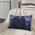 thumbnail image 6 of Fotbe Starry Sky Meditating Chimpanzees Pillow Cases - Envelope Closure - Luxury, Extra Soft, Cooling Pillow Covers - Wrinkle, Fade, Stain Resistant-20"x30", 6 of 8