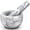 CY0217, variant on Mortar and Pestle Set Natural Marble Grinder Spice Herb Grinder Pill Crusher Black 3.9in