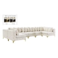 thumbnail image 2 of Meridian Furniture Tremblay Cream Velvet Modular Sectional, 2 of 4