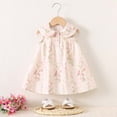 thumbnail image 2 of IFNWSV Toddler Girls Sleeveless Casual Dress Printed Round Neck A Line Tank Dress for Summer Beach Vacation Age 6 Months-3 Years, 2 of 7