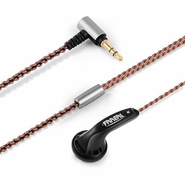 wonima11 Headphones Iris 2.0 Without Mic Version,Wired Earphones with 3.5mm Plug,Durable Wired Ear Buds with Dynamic Crystal Clear Sound,Good Bass Earbuds,for Smartphones/PC/Tablet and More (Black)
