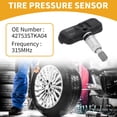 thumbnail image 2 of Unique Bargains No.42753STKA04 Tire Pressure Sensor for Honda Pilot 2009-2015 TPMS Sensor 315MHz, 2 of 7
