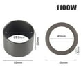 thumbnail image 1 of Oil Free Mute Air Compressor Cylinder Sleeve Piston Ring Set Suitable For 750/950/980W Models Complete Specifications, 1 of 5