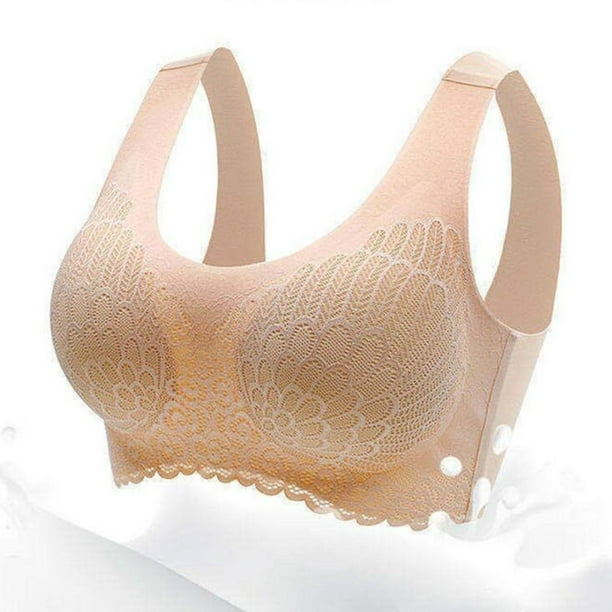 Bseka Plus Size Bras For Women No Underwire Full Coverage Minimizer Bras  Everyday Bras Woman Sexy Ladies Bra Without Steel Rings Sexy Vest Large  Size Lingerie Underwire Nursing Bras 