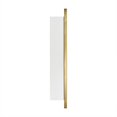 thumbnail image 4 of 17.5'' x 29'' Brushed gold Recessed and Surface Mount Bathroom Medicine Cabinet with Mirror Brushed gold Square Cornered Metal Framed Rounded Rectangle Medicine Cabinet Mirror, 4 of 8