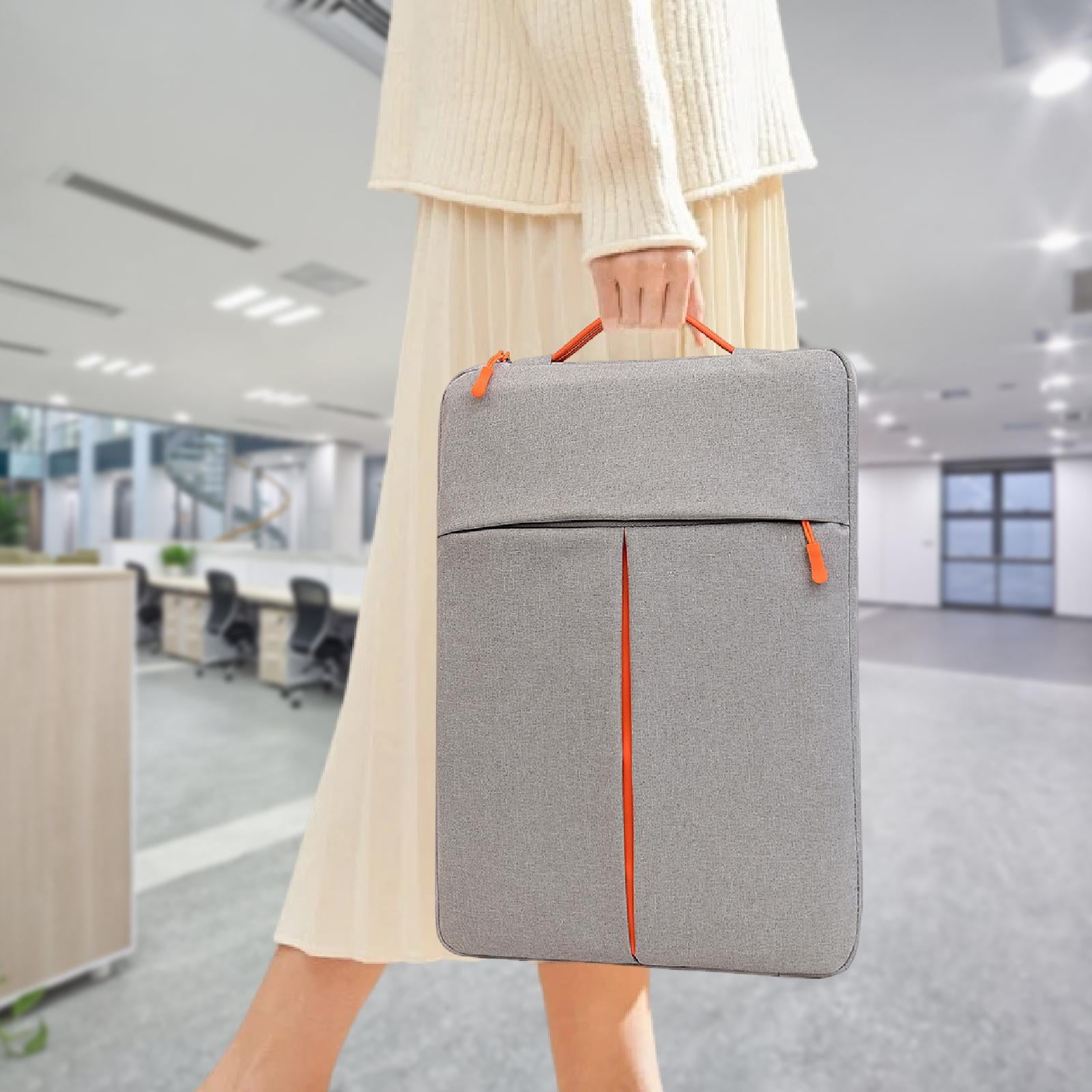 LeeQinersw Laptop Sleeve Bag Briefcase Notebook Bag Carrying Case Portable Computer Bag Gray