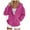 Hot Pink, variant on Women's Spring Zip Up Y2K Hoodies Casual Long Sleeve Sweatshirts Fall Winter Track Jackets with Pockets (Pink, XXL)