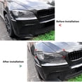 thumbnail image 3 of Headlight Eyebrow Trim Bright Appearance Efficient  Premium ABS Material for Car, 3 of 7