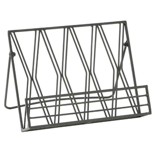 Tripar International 20596 Black Metal Diamond Cookbook Stand