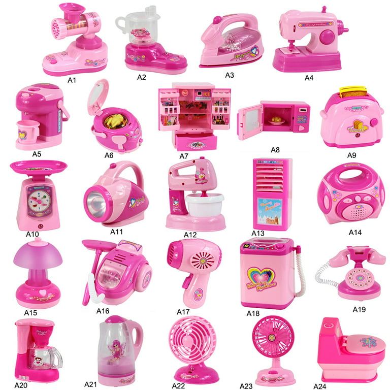 Mini Toys Simulation Home Appliances Children Play House Toy Baby Girls  Pretend Play Toys;Simulation Home Appliances Children Play House Toy Girls