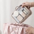thumbnail image 2 of Multifunctional Waterproof Cosmetic Bag Makeup Box with Zipper for Female Travel, 2 of 9