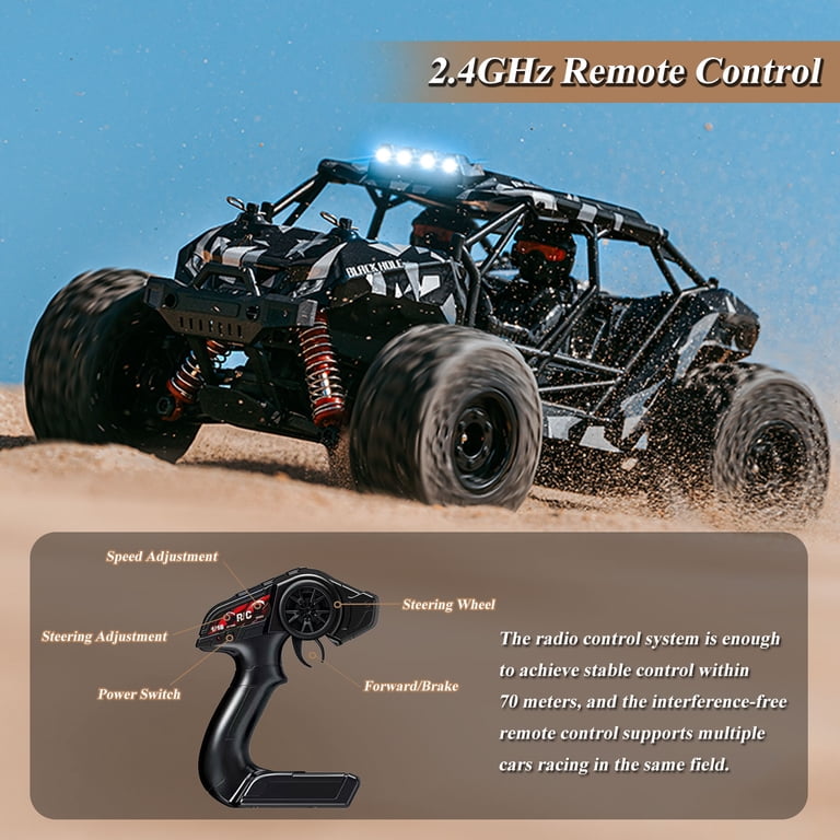 1:18 Scale All Terrain RC Car, 22MPH High Speed 4WD Electric