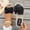 Black, variant on OKBOP Women Open Toe Flat Slide Sandals Flat Arch Slip Resistant Flatform Stable Flat Heel