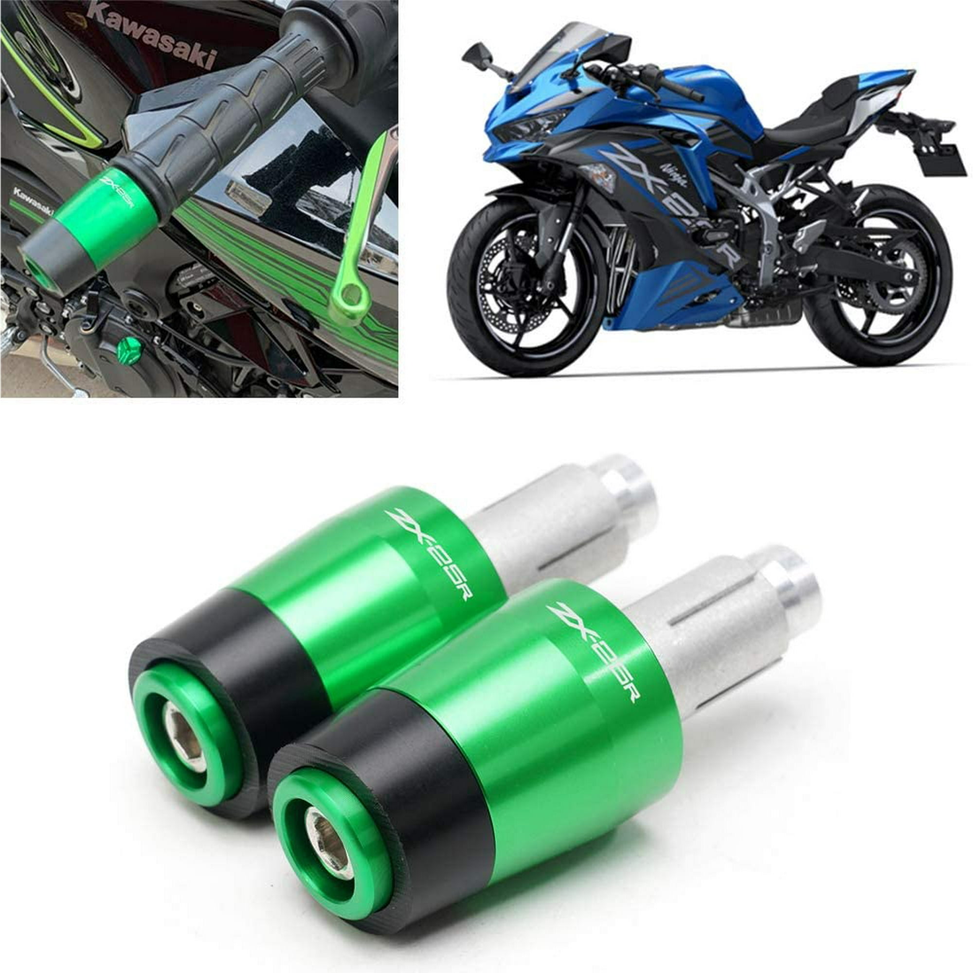 For Kawasaki Ninja ZX-25R zx 25r zx25r motorcycle cnc aluminum accessories  handlebar end slider handle 2020-2021 7/8