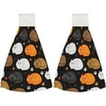 thumbnail image 2 of 1 Pcs Hanging Towels, Dish Towels Lovely Kittens Absorbent Hand Towels with Hanging Loop Washcloth for Bathroom Kitchen, 2 of 7