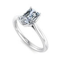 thumbnail image 4 of Best Jewel 1.8 Ct Radiant Cut Moissanite Engagement Ring - 14K White Gold Plated Ring - Stunning Anniversary Ring for Women - Perfect Proposal Ring - Unique Gift for Special Occasions, 4 of 4