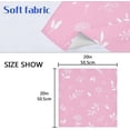 thumbnail image 2 of Coolnut Set of 4 Elegant Plants Pink Napkins Cloth Napkins 20"x20", Washable Polyester Dinner Napkins for Parties, Wedding, Restaurant, 2 of 6