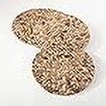 thumbnail image 3 of SARO 1125.N15R Set de 4 Sets de Table Ronds en Herbe de Mer Tissée 15 Po. - Naturel, 3 of 4