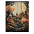 thumbnail image 3 of Designart "River curious Thorugh Forest Landscape III" Landscape Lake River Print on Natural Pine Wood, 3 of 5