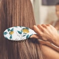 thumbnail image 4 of Retro Lemon & Bees Hair Brush - Smoothing Brush with Flexible Bristles for Women & Kids, Tames Frizz & Prevents Breakage, 4 of 5