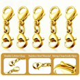 thumbnail image 5 of 8 Pcs Double Lobster Clasps for Necklace Bracelet DIY Jewelry Making Silver Connector Clasps, 5 of 5