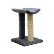 New Cat Condos Premier Sisal Rope Scratch Post-Color:Blue