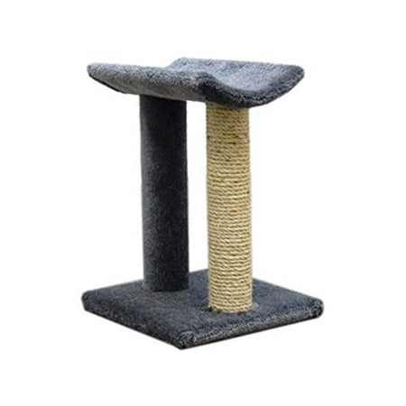 New Cat Condos Premier Sisal Rope Scratch Post-Color:Blue