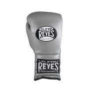Cleto Reyes Training Gloves with Laces for Men and Women (14oz., Silver Bullet)