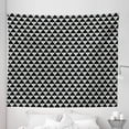 thumbnail image 1 of Nordic Tapestry, Modern and Monochrome Geometric Minimalist Composition with Triangles and Dots, Fabric Wall Hanging Decor for Bedroom Living Room Dorm, 5 Sizes, Black and White, by Ambesonne, 1 of 1