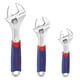 thumbnail image 1 of Juego de llaves ajustables WORKPRO CR-V con empuñaduras antideslizantes de goma, 1 of 9