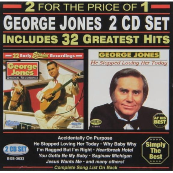 George Jones - 32 Greatest Hits - Music & Performance - CD
