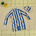 thumbnail image 2 of Swimsuit Boy Rash Guard Cartoon Baby Boy Summer Clothes Bathing Suit Boys 5-6 Years, 2 of 6