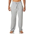 thumbnail image 5 of Men's Fruit Of The Loom 2508803 Jersey Knit Stretch Sleep Pant (Grey Heather XL), 5 of 7