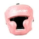 thumbnail image 5 of Casco de entrenamiento de casco de boxeo de cuero PU para adultos cubierta de cara suave y transpirable para kickboxing taekwondo Grappling MMA Rosa, 5 of 8