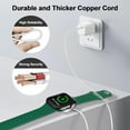 thumbnail image 2 of For Apple Watch Wireless Charger - For Apple Watch Series 9/8/7/6/SE and USB-C compatible charging cables, 2 of 6