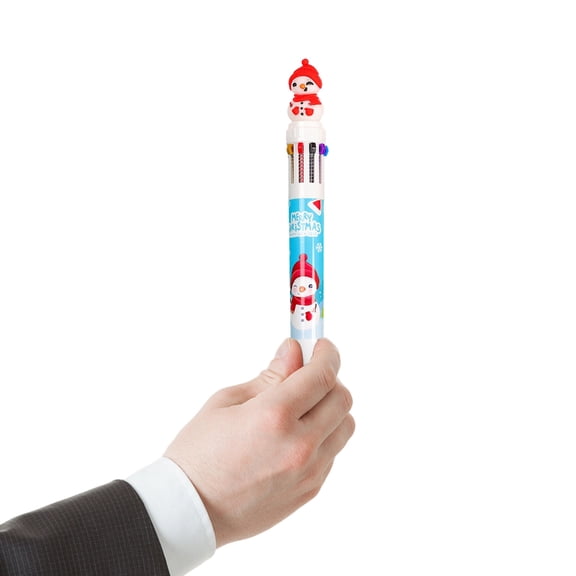Christmas Pen Retractable Ballpoint Pen Christmas Party Favor Supplies for Student Calss Reward