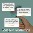 thumbnail image 3 of Tauro Pro Line Plastic Deshedding Slicker Brush for Dogs & Cats, Soft Pins for Gentle Detangling, Long & Wavy Coats, Non-Slip Grip, Small (S), Mint, 3 of 9