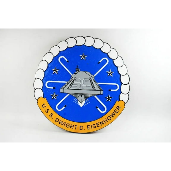 USS Dwight D Eisenhower (CVN-69) Plaque