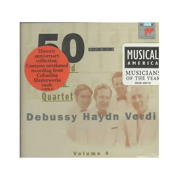 Juilliard String Quartet: 50 Years, Vol. 4 - Debussy, Haydn, Verdi (CD) by Juilliard String Quartet