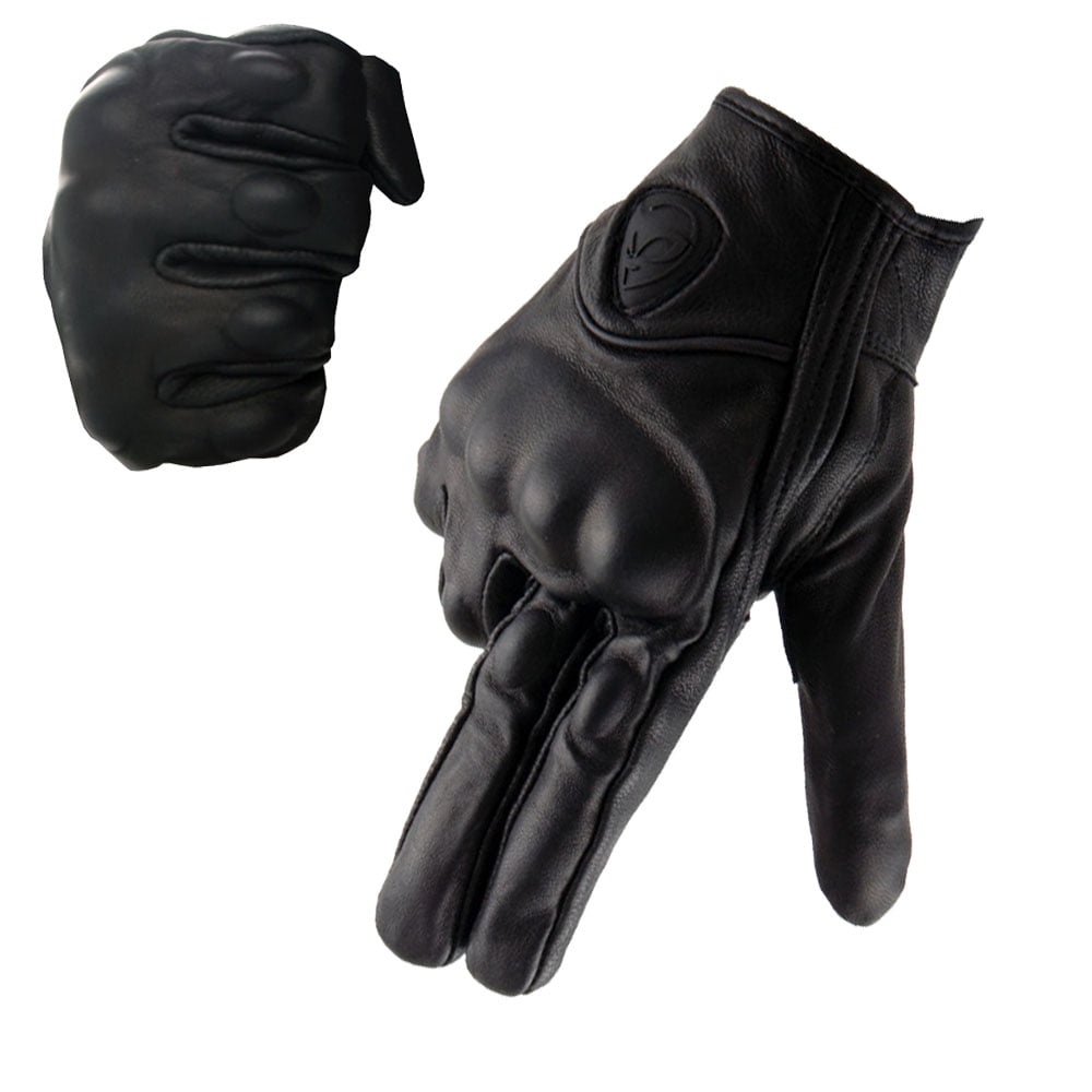 Motorbike Gloves Genuine Leather Premium Quality & Comfortable Fit