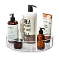 thumbnail image 5 of iDesign Linus BPA-Free Plastic Turntable Organizer - 12" x 12" x 3", Clear, 5 of 6