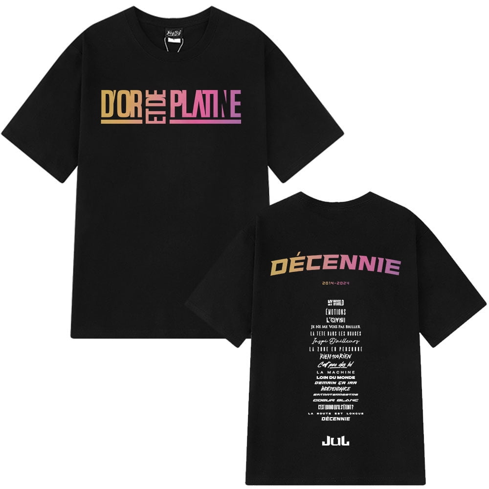 2025 Love Jul T Shirts - Harajuku Pop Music Streetwear Tees