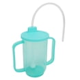 thumbnail image 1 of M Buder Vaso para Adultos y Ancianos Antiderrames con Asas Dobles para Pacientes Convalecientes y Discapacitados, 1 of 9