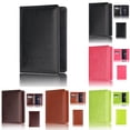 thumbnail image 3 of Stylago Passports Holder for Women Travel Mens Foldable Leather Wallet Cover Case Thin Card Book for Vacation Pink, 3 of 3