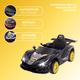 thumbnail image 2 of Carro Eléctrico Para Niños Aeiou B002 Montable Asiento Tacto Negro Amarillo, 2 of 7