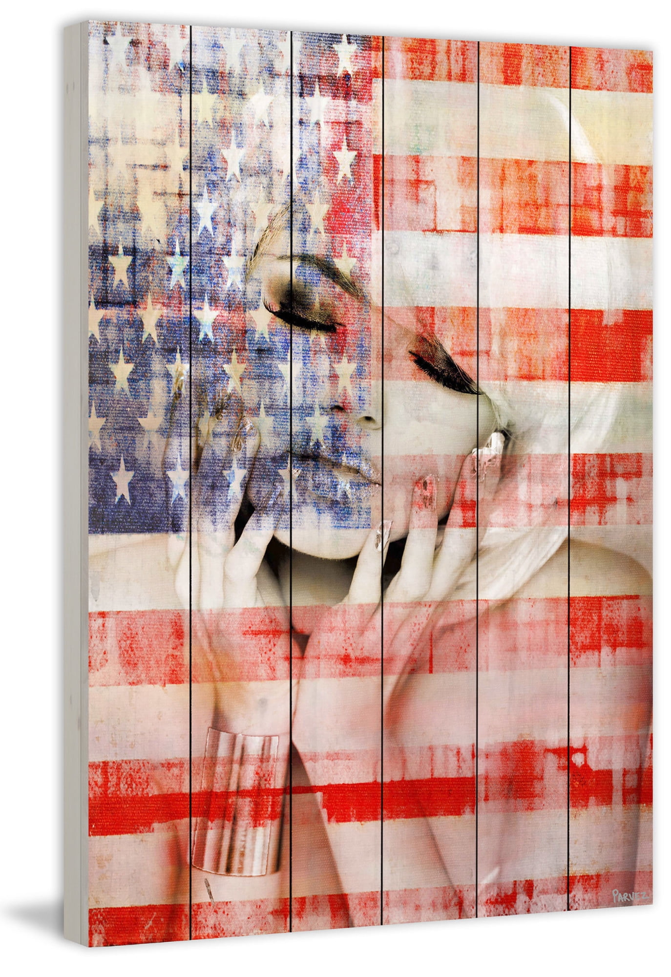 Parvez Taj State Dreams Art Print on White Pine Wood
